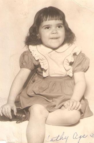 Cathy at 3 years old